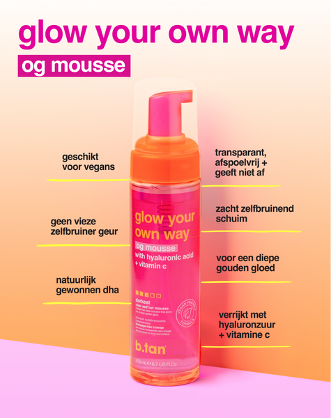 glow your own way - og glow mousse