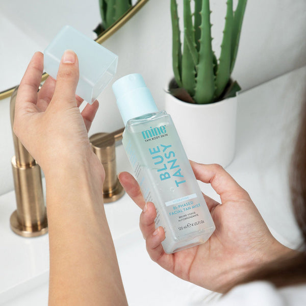 MineTan Body Skin Blue Tansy Tweefasige Zelfbruinende Gezichtsmist Mine Everyday