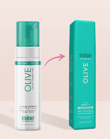 Olive Zelfbruinend Schuim