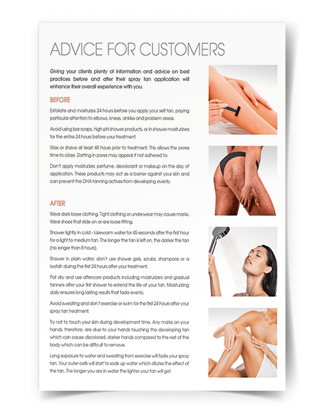 Mine Professional Customer Advice Flyer