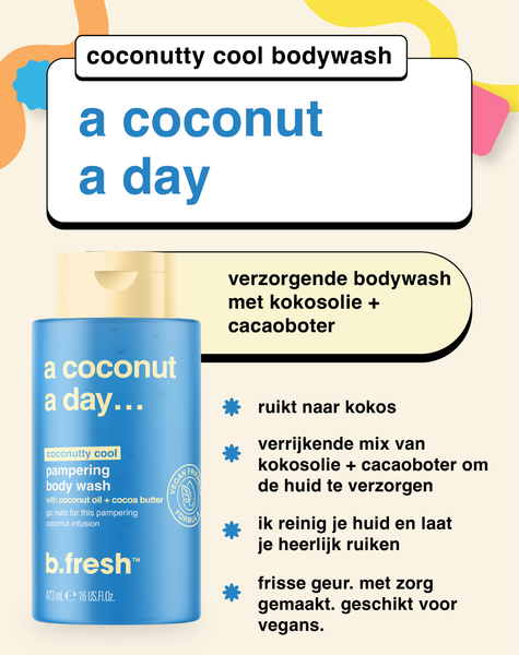 a coconut a day verzorgende bodywash