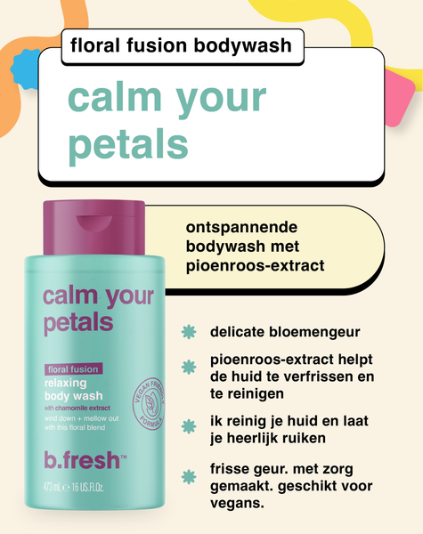 calm your petals ontspannende bodywash