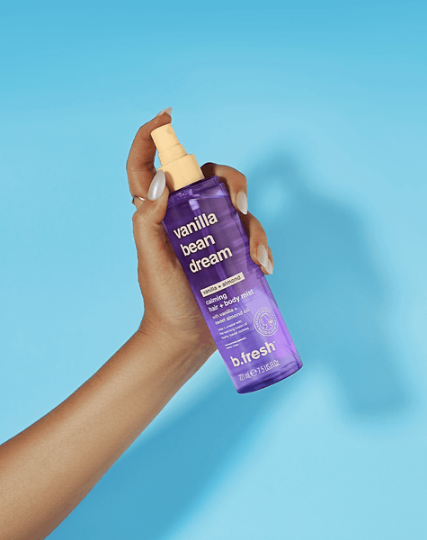vanilla bean dream rustgevende hair + body mist