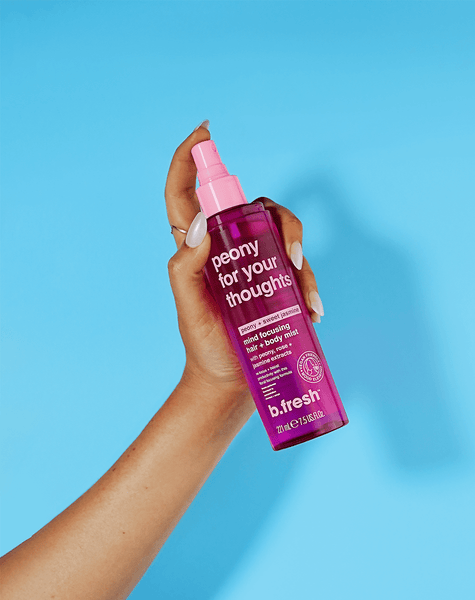peony for your thoughts dromerige hair + body mist