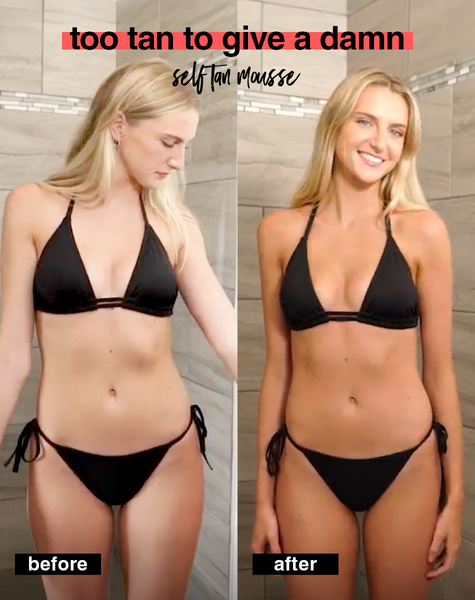 too tan to give a damn zelfbruinende mousse