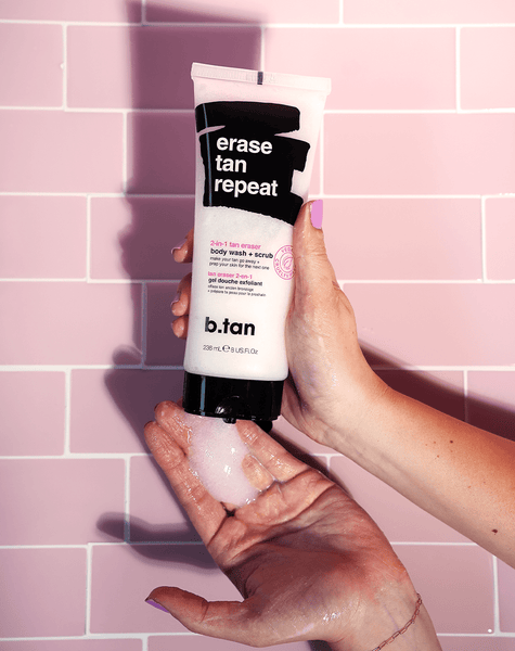 erase tan repeat 2-in-1 tan eraser + body wash
