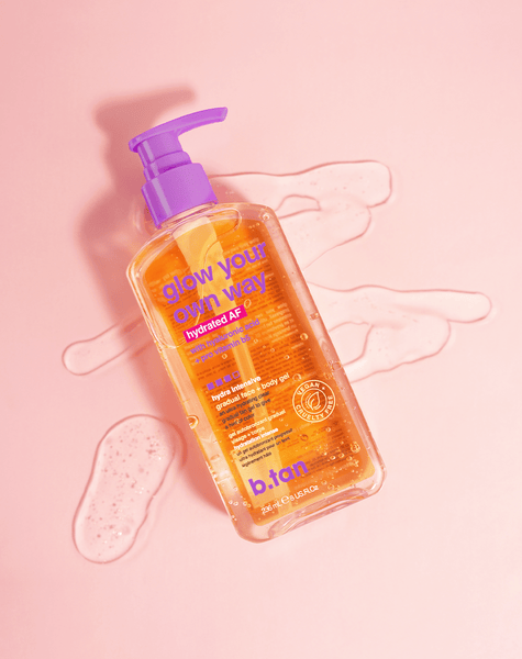 glow your own way hydrated AF zelfbruinende gezichts + lichaamsgel