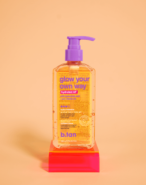 glow your own way hydrated AF zelfbruinende gezichts + lichaamsgel
