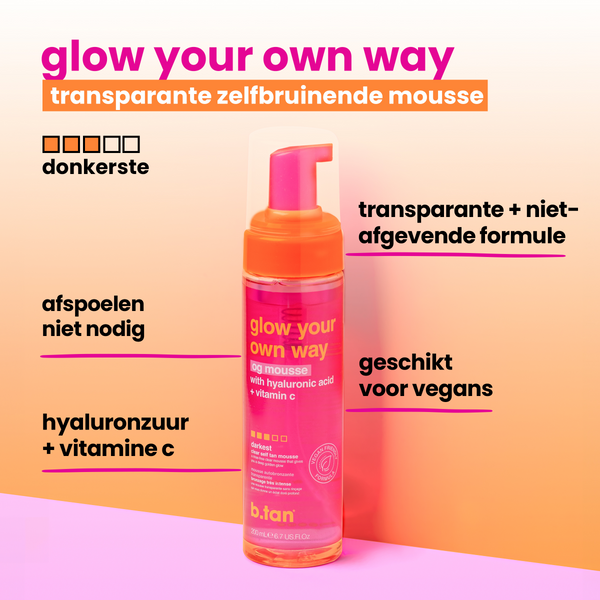 glow your own way og glow mousse