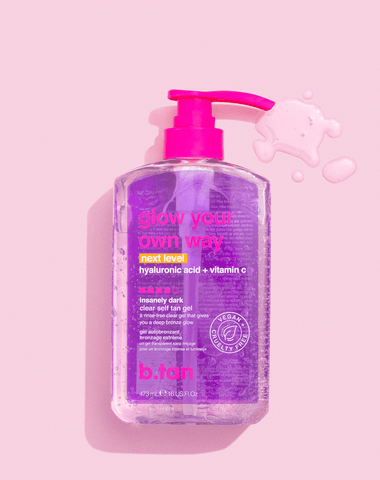 glow your own way next level transparante zelfbruinende gel