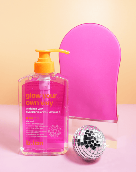 glow your own way applicatiehandschoen voor zelfbruinende gel