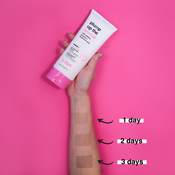 plump up the bronze geleidelijke bruiningslotion