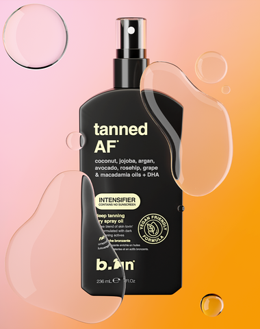 tanned AF® versterkende tanning olie