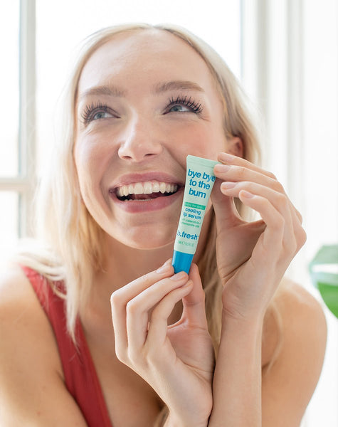 bye bye to the burn verkoelend lip serum