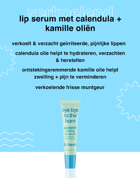 bye bye to the burn verkoelend lip serum