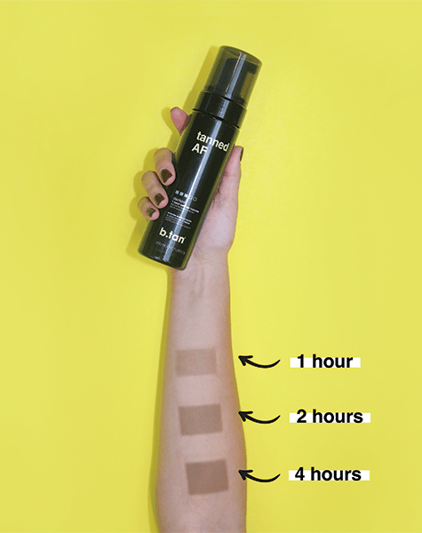tanned AF® zelfbruinende mousse