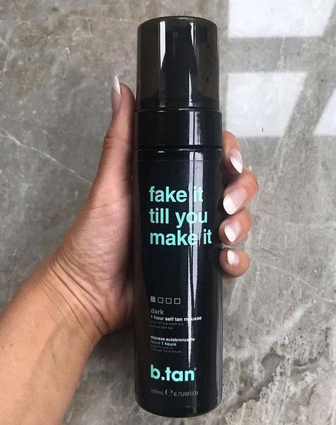 fake it till you make it zelfbruinende mousse