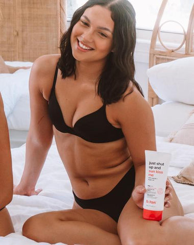 just shut up and sun kiss me geleidelijke bruiningslotion