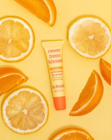 never been kissed exfoliërend lip serum